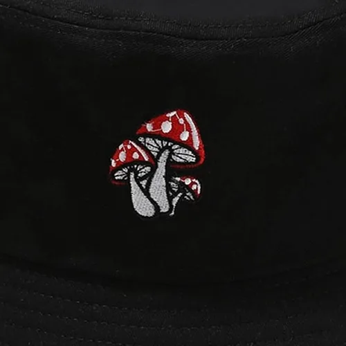 Vista 7 de Quanhaigou Sombreros de pescador unisex de verano para viajes, playa, gorra de pescador para hombres, mujeres y adolescentes, Diseño de hongo