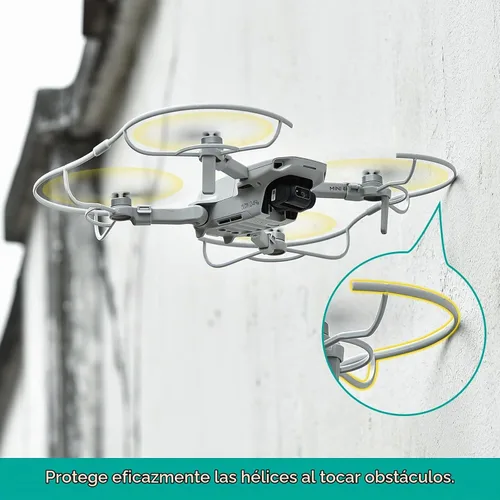Vista 5 de Mini protector de hélice 4K para hélice DJI Dron, accesorios de seguridad para DJI Mini 4K / Mini 2 SE Propellers Protector Dron Accesorios