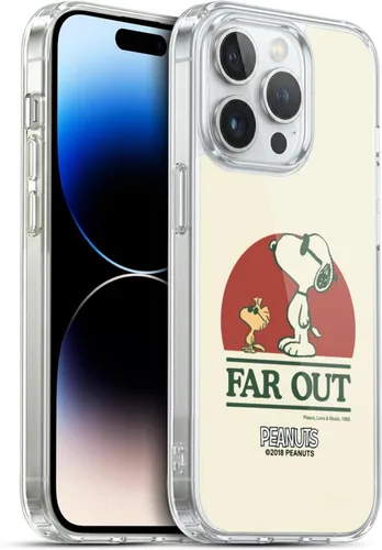 Vista 210 de Head Case Designs Funda de gel suave con licencia oficial de Peanuts Freak Flag Fly Woodstock 50th compatible con Apple iPhone 7 Plus/iPhone 8 Plus