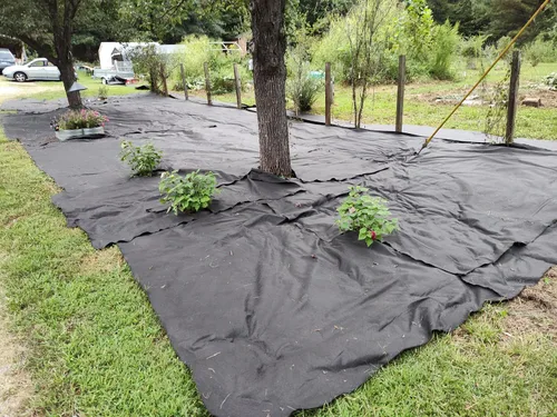 Vista 9 de Sandbaggy - Rollo de tela geotextil no tejida de alta resistencia, fabricado en Estados Unidos, barrera ligera contra malezas, protección UV