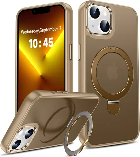 Vista 57 de LeYi Funda para iPhone 11 para MagSafe con soporte magnético, color negro