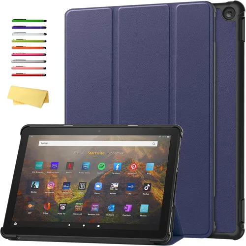 Vista 62 de Funda para Amazon Kindle Fire HD 8 y Fire HD 8 Plus (12ª/10ª generación, versión 2024/2022/2020) de 8 pulgadas, UUcovers con soporte triple
