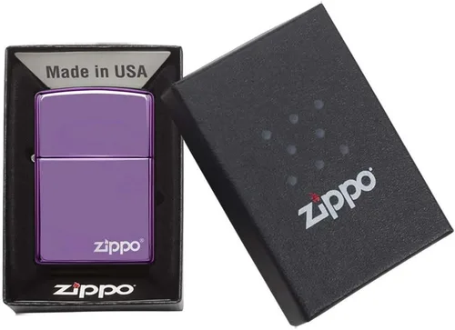 Vista 5 de Encendedores Zippo de Color Alto pulido púrpura