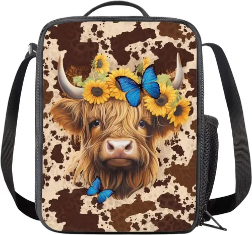 Vista 15 de INSTANTARTS Axolotl - Bolsa de almuerzo para niños, reutilizable, aislada, térmica, bolsa de almuerzo, bolsa de comida para niñas