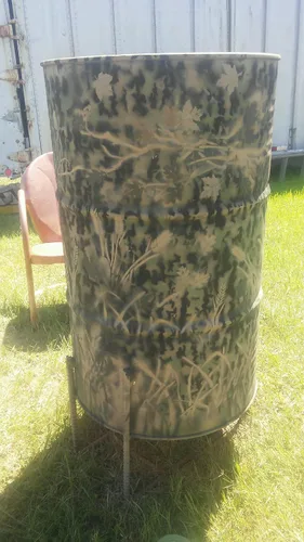 Vista 7 de Acid Tactical® Paquete de 3 plantillas de pintura en aerosol para aerógrafo de vinilo con diseño de camuflaje de 9 x 14 pulgadas, hojas de arce