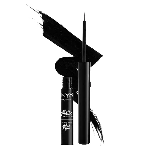 Vista 10 de NYX PROFESSIONAL MAKEUP Vivid Brights - Delineador líquido resistente a las manchas con punta precisa, Cobalt Crush 05 Cobalt Crush