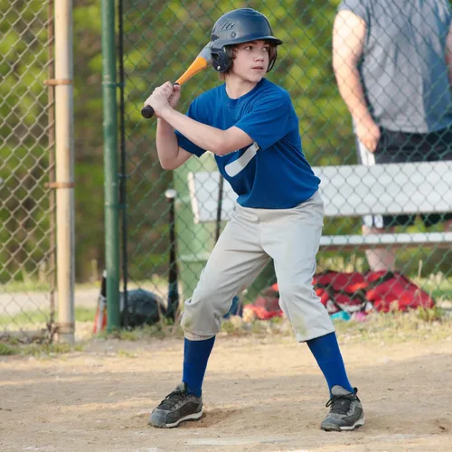 Vista 6 de ROLVNHTV 6 pares de calcetines de béisbol juveniles y cinturón ajustable de sóftbol y calcetines de fútbol, cinturón elástico para niñas y niños