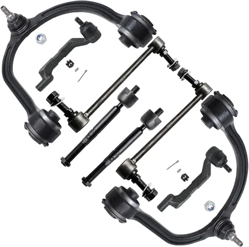 Vista 319 de Detroit Axle - Kit de brazos de control de extremo de 8 piezas para Toyota 2001-2003 Highlander 2002-2003 Camry Lexus ES300, 2 conjuntos de brazos