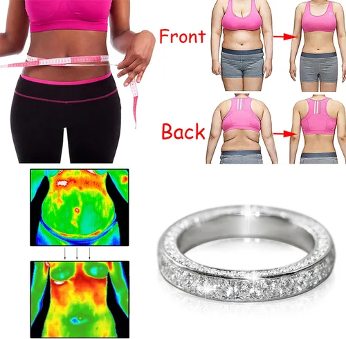 Vista 3 de HUASAI Anillo de moissanita para mujer, delicado anillo linfático brillante de circonita cúbica, anillo de linfvidad de moissanita completo