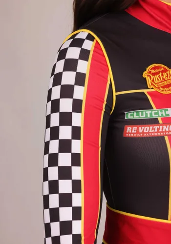 Vista 8 de Disfraz de Uniforme de Equipo de Boxes Disney y Pixar CARS para Mujer Multicolor