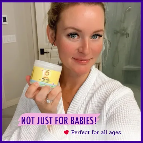 Vista 6 de Crema de caléndula California Baby 100% hidratante a base de plantas Loción para bebé de lavanda Hidratante facial para piel seca