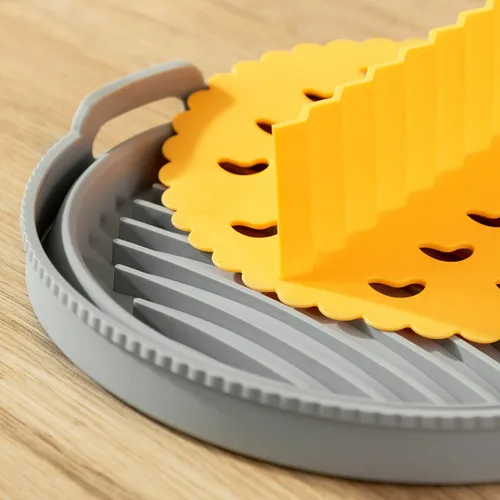 Vista 9 de Cesta de Silicona Plegable para Freidora de Aire Fliynner InnovaGoods