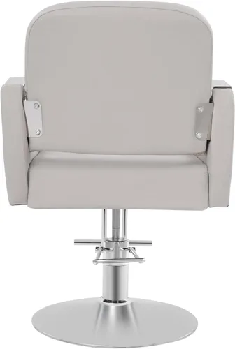 Vista 7 de Sillas de peluquería para estilistas, silla de salón hidráulica de altura ajustable, rotación de 360 grados, equipo de belleza de spa para Beige
