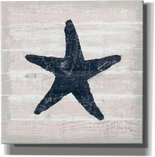 Vista 9 de Epic Graffiti 'Driftwood Coast V Blue' por Sue Schlabach, lienzo giclée para pared, 12 x 12 pulgadas