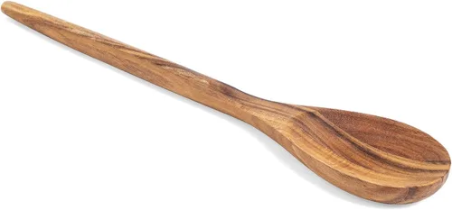 Vista 8 de Ironwood Gourmet Cuchara ranurada de madera de acacia, 12