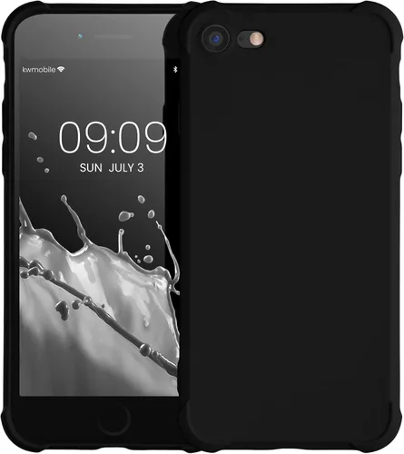 Vista 8 de kwmobile Funda compatible con Apple iPhone SE (2022) / iPhone SE (2020) / iPhone 8 / iPhone 7 - Funda de TPU suave con protección para cámara