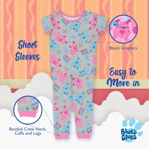 Vista 5 de Nickelodeon Pijama de algodón de ajuste cómodo para niñas Blues Clues