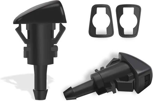 Vista 8 de deemars 4805742AB - Kit de limpiaparabrisas delantero, boquilla de lavado y manguera de líquido de 6.6 ft con conector, kit de manguera de lavado