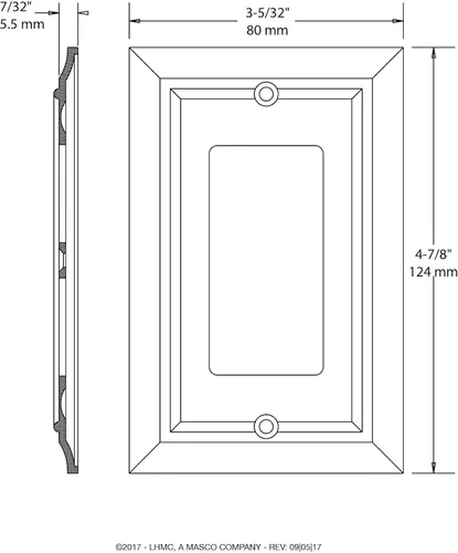 Vista 8 de Franklin Brass llave de luz clásica individual de diseño arquitectónico decorativo, Blanco, W35243-PW-C