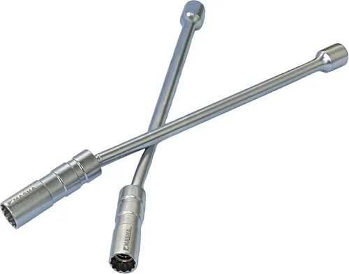 Vista 8 de Magnético giratorio de 0.551 in con enchufe de bujía de pared delgada, controlador de 3/8 pulgadas × longitud total de 12 pulgadas, enchufe de pared
