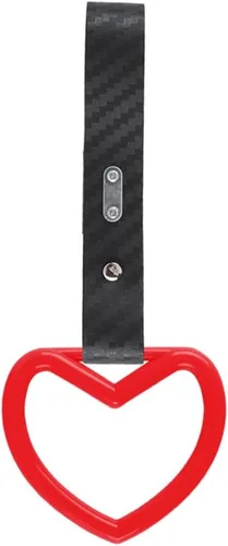 Vista 12 de Q1-TECH, JDM Tsurikawa - Anillo japonés para metro, tren, autobús, mango de coche, lindo mango en forma de corazón, correa de mano, anillos