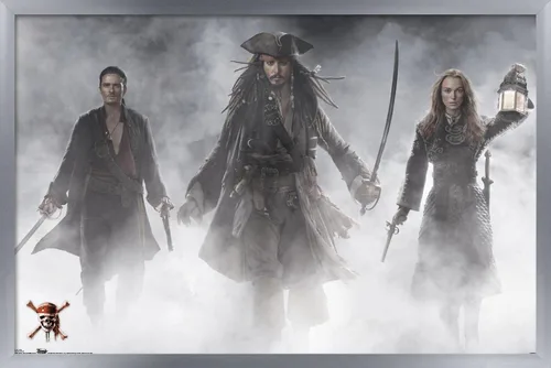 Vista 14 de Trends International Disney Pirates of the Caribbean: At World's End - Póster de pared de grupo, 14.725 x 22.375 pulgadas, versión enmarcada