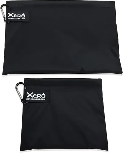 Vista 2 de Funda para aperitivos: bolsa de almuerzo de manga aislada, fabricada en Estados Unidos (negro, pequeño)