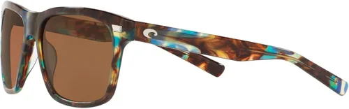 Vista 3 de Costa Del Mar Aransas - Gafas de sol redondas para hombre, Gris