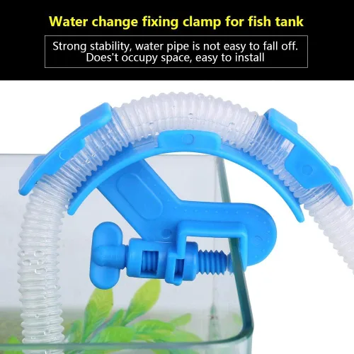 Vista 2 de TOPINCN Soporte para tubería de agua para acuario, abrazadera de tubo de agua, soporte de manguera de pescado, soporte de manguera de acuario, clip