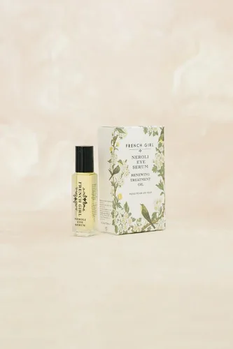 Vista 2 de French Girl Neroli Eye Serum - Aceite de tratamiento renovador para debajo de los ojos y líneas finas, desinflador debajo de los ojos, ingredientes