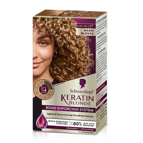 Vista 67 de Schwarzkopf Keratin - Tinte para el cabello rubio, 7.0 rubio ceniza oscuro, coloración permanente de calidad profesional, sistema de refuerzo