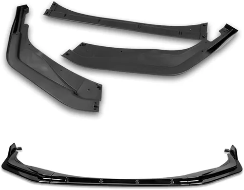 Vista 4 de Q1-TECH, borde de parachoques delantero compatible con Toyota Corolla XSE/SE 2020-2025 solamente, alerón de parachoques delantero, kit de divisor