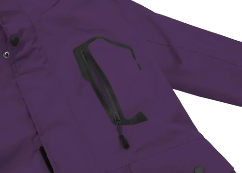Vista 5 de Spmor - Chaqueta de esquí impermeable para mujer, para montaña, lluvia, abrigo de invierno, a prueba de viento, con capucha
