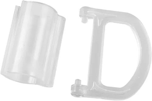 Vista 2 de Persianas enrollables inalámbricas con abrazadera de elevación, mango transparente, barra de 0.591 in para persianas enrollables, accesorios