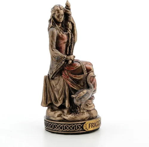 Vista 2 de Veronese Design Norse Gods - Figura en miniatura (Frigga, Bronce)