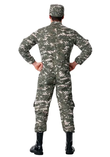 Vista 2 de Disfraz de soldado de combate moderno para hombre Multicolor