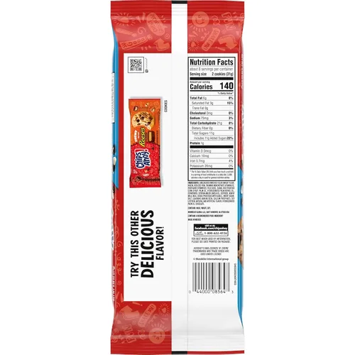Vista 3 de CHIPS AHOY! Chewy Hershey's Cookies 'n' Creme - Galletas inspiradas en barra, 9.58 onzas