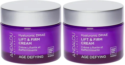 Vista 9 de Andalou Naturals Crema Hidratante para la Cara con Ácido Hialurónico y DMAE Crema Antienvejecimiento para la Cara con Ácido Hialurónico Ayuda a