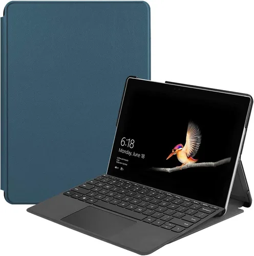 Vista 13 de Gylint Funda para Surface Go 4 2023 /Go 3 2021 /Go 2 2020 /Surface Go 2018, funda inteligente de piel delgada con soporte para lápiz para Microsoft