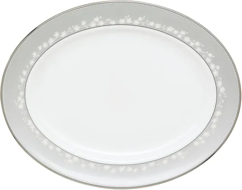 Vista 14 de Lenox Bellina Bone China Platinum Banded - Juego de 5 piezas, servicio para 1