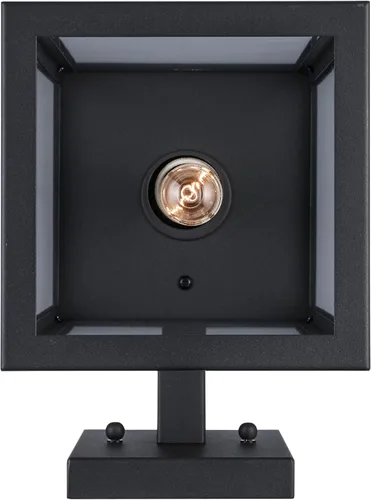 Vista 3 de Trans Globe Importaciones 40751 BK - Farol de pared transitorio de una luz de la colección Oxford, acabado negro