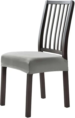 Vista 11 de Fundas de asiento de terciopelo para sillas de comedor, fundas elásticas para sillas de comedor de 2 piezas con parte inferior elástica