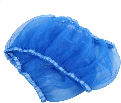 Vista 2 de Hakeeta Falda de jaula para pájaros, atrapador de semillas de pájaros de malla, cubierta de red aireada de jaula de pájaros, falda ventilada