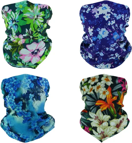 Vista 15 de 4 bandanas multiusos para mujeres y hombres
