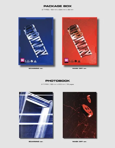 Vista 3 de Stray Kids - Oddinary Full Set Album incl PreOrder Benefit Extra Photocards