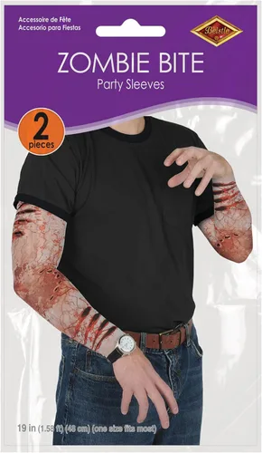 Vista 5 de Beistle Mangas de fiesta Zombie Bite