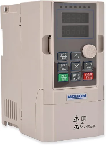 Vista 7 de MOLLOM VFD 0.75KW 1HP 3.8A 220V Entrada monofásica o trifásica a 3 fases 0-3000 Hz Salida Variable Frecuencia Drive Inversor para motor de husillo