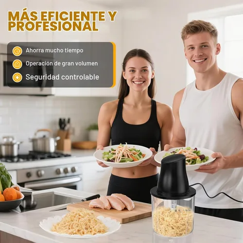 Vista 6 de Herramienta Eléctrica Trituradora de Pollo: Trituradora de Carne Multifuncional de 250W con Presión para Operar de Gran Capacidad - Trituradora