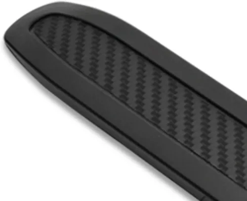 Vista 5 de runmade 4 piezas universales para parachoques trasero de automóvil, camión, SUV, protector lateral antiarañazos, tiras de goma negras
