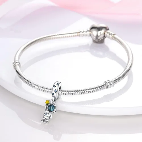 Vista 142 de KUNSIR Los abalorios se adaptan a pulseras Pandora para mujer, plata de ley 925, cuentas colgantes de joyería para niñas, dijes de feliz cumpleaños